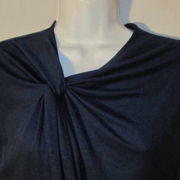 Helmut Lang Asymmetric Knotted Silk Blend Top S - Picture 2 of 5